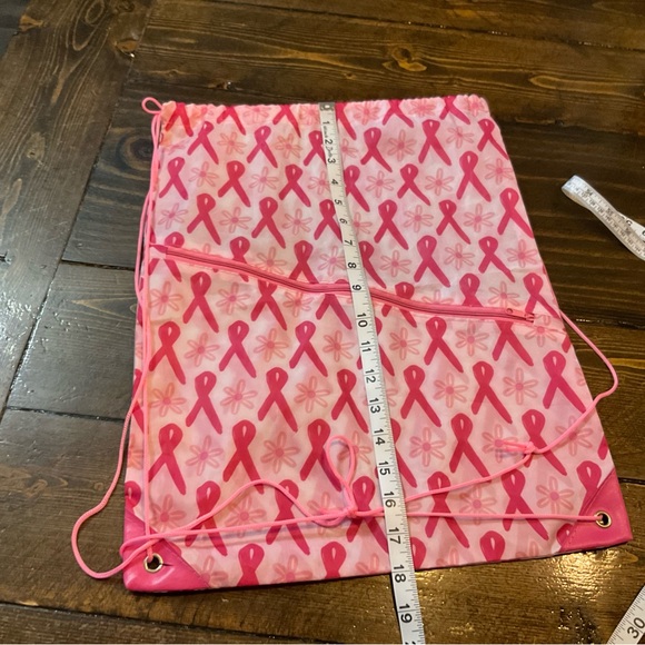Source Unknown Pink Ribbon Drawstring Bag - Picture 3 of 4